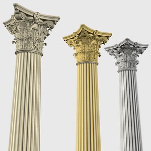 3D corinthian column