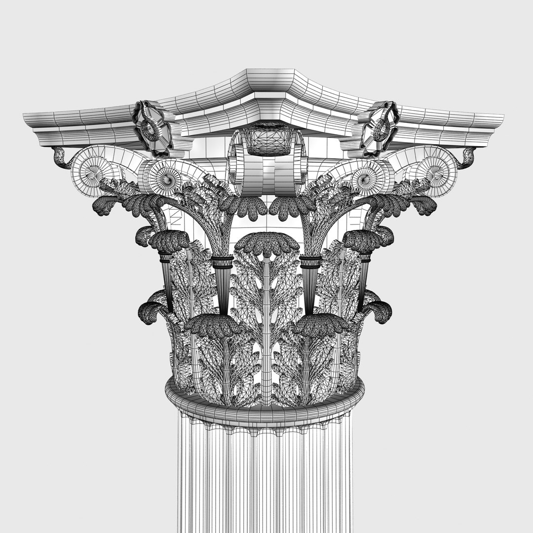 3D corinthian column https://p.turbosquid.com/ts-thumb/21/df9SN3/fpSqM2mQ/wire03/jpg/1537336495/1920x1080/fit_q87/2bad33059af09e8e05dba3ffa30c6a3d10b53006/wire03.jpg