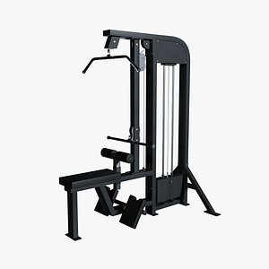 3D model Lat Pulldown Machine