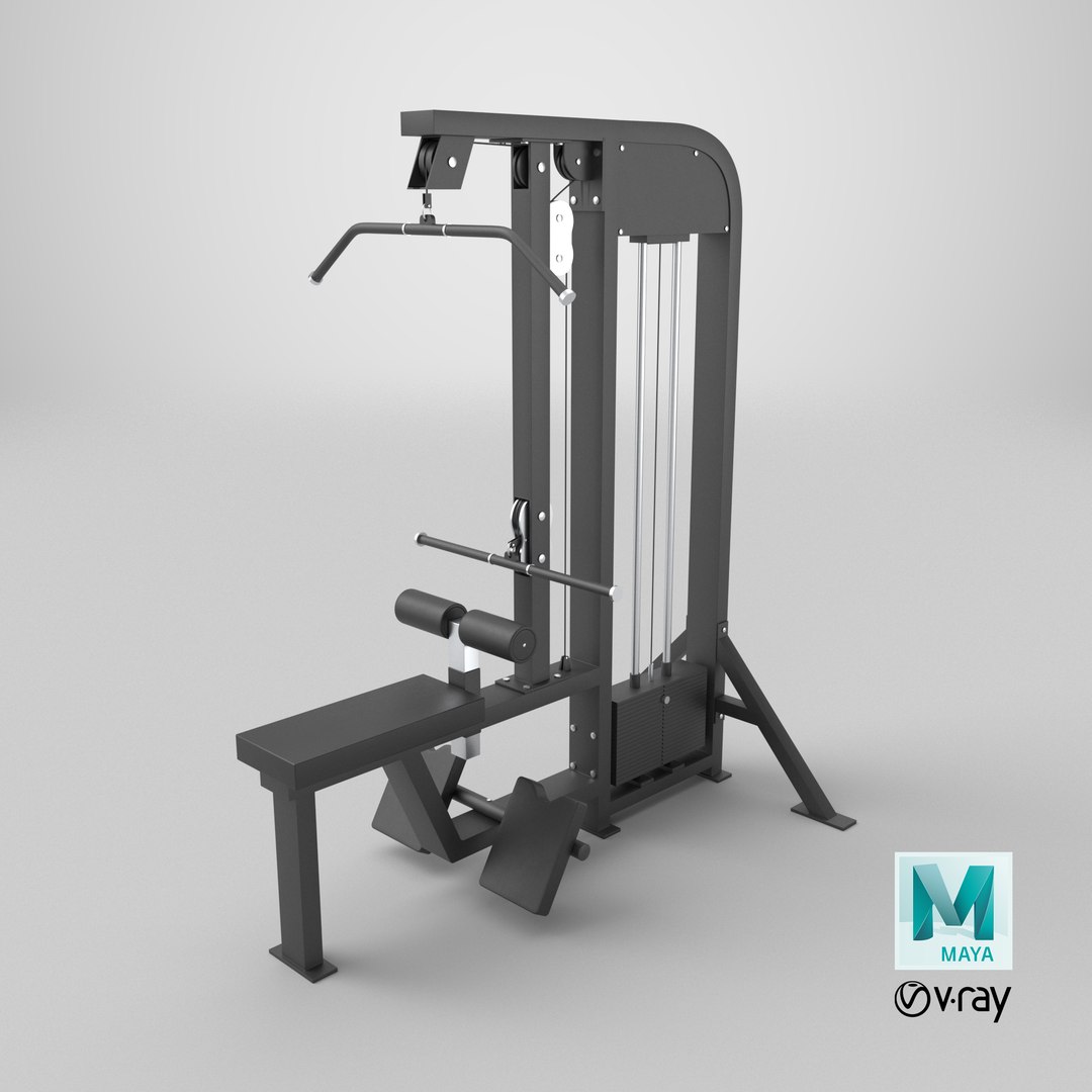 3D model Lat Pulldown Machine https://p.turbosquid.com/ts-thumb/21/fjoP08/Fc/stemcell_maya_vray_render/png/1784299480/1920x1080/fit_q87/9fc53e915afd22912dfe89996280f0f8390bd563/stemcell_maya_vray_render.jpg