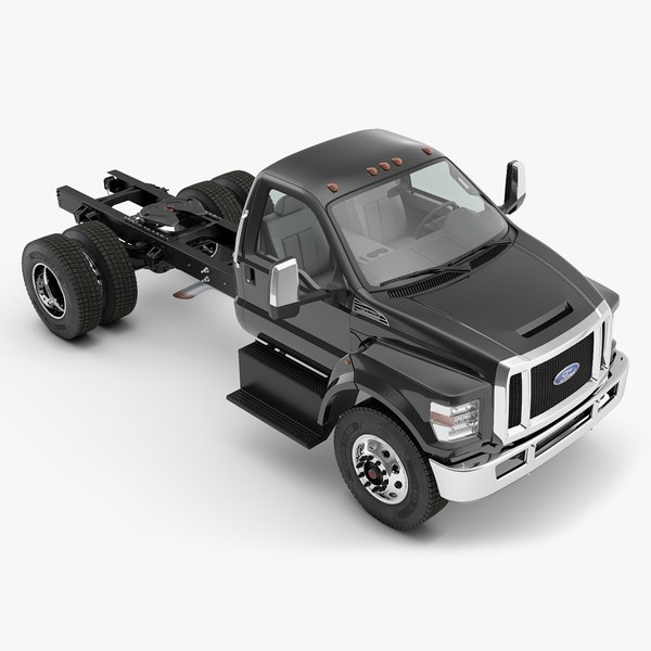modelo 3d Ford F650 Crew Cab y quinta rueda - TurboSquid 2335540