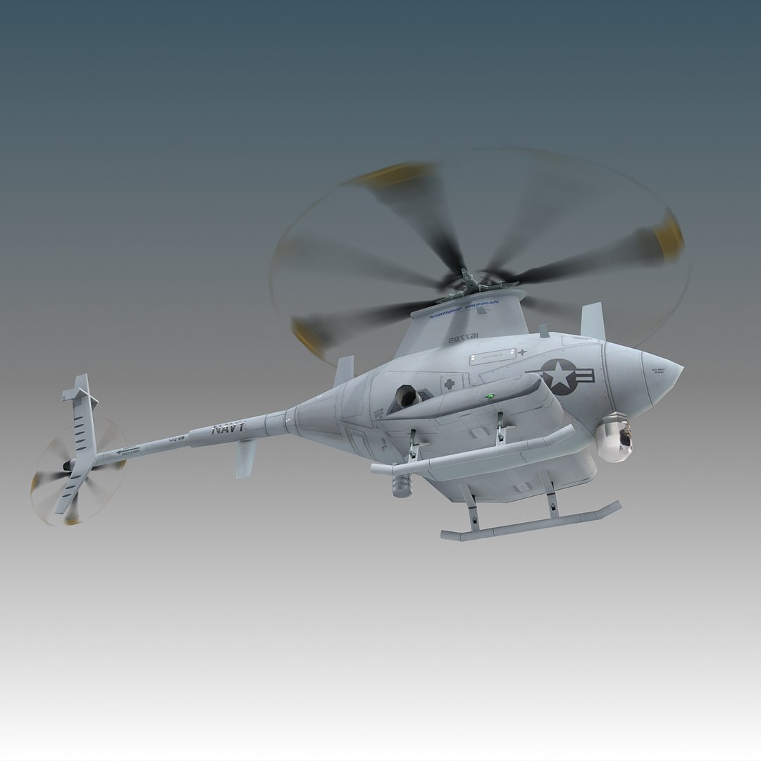 3d Model Northrop Mq-8 Scout Flight