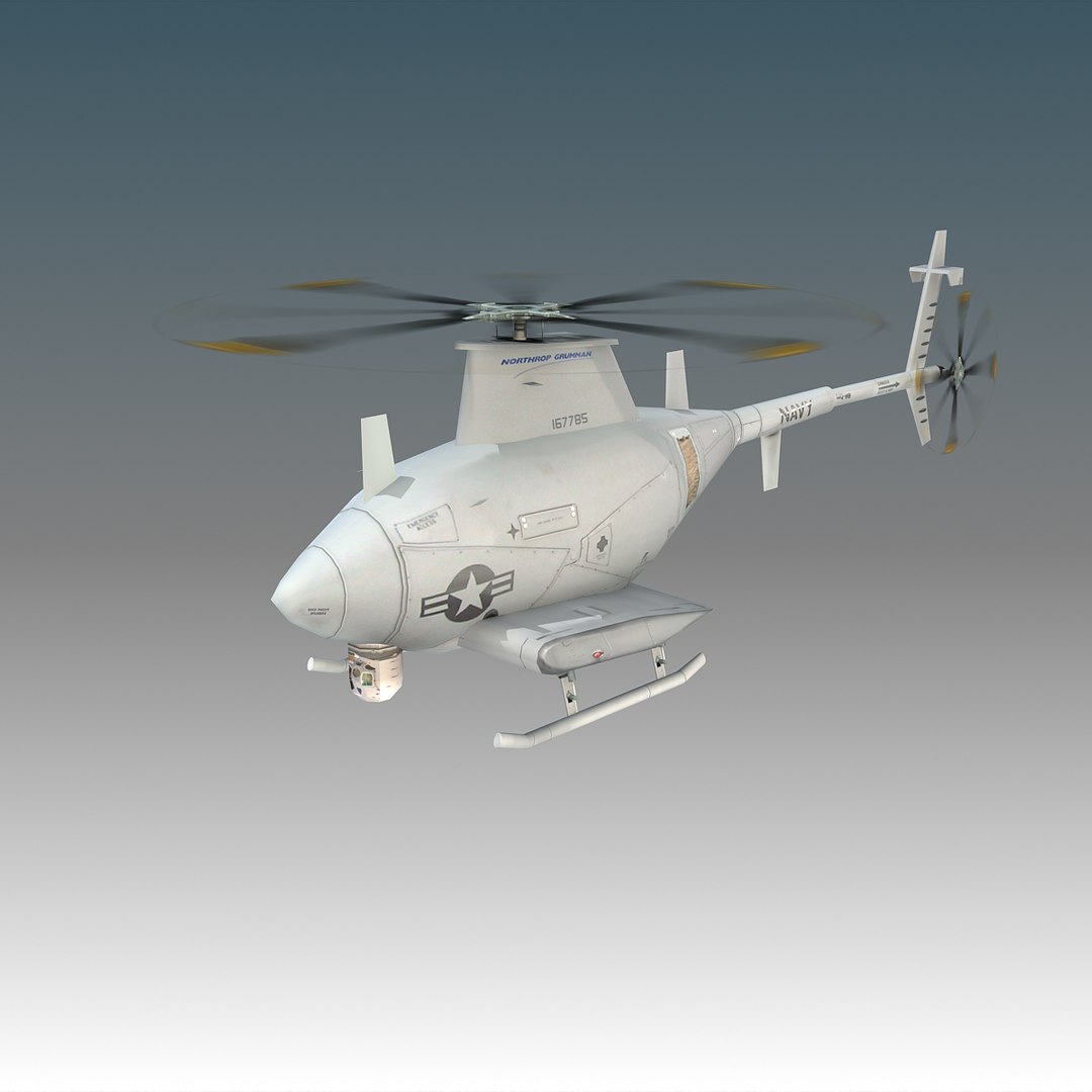 3d Model Northrop Mq-8 Scout Flight