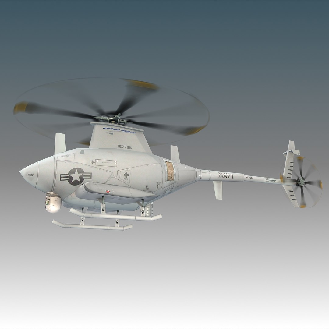 3d Model Northrop Mq-8 Scout Flight