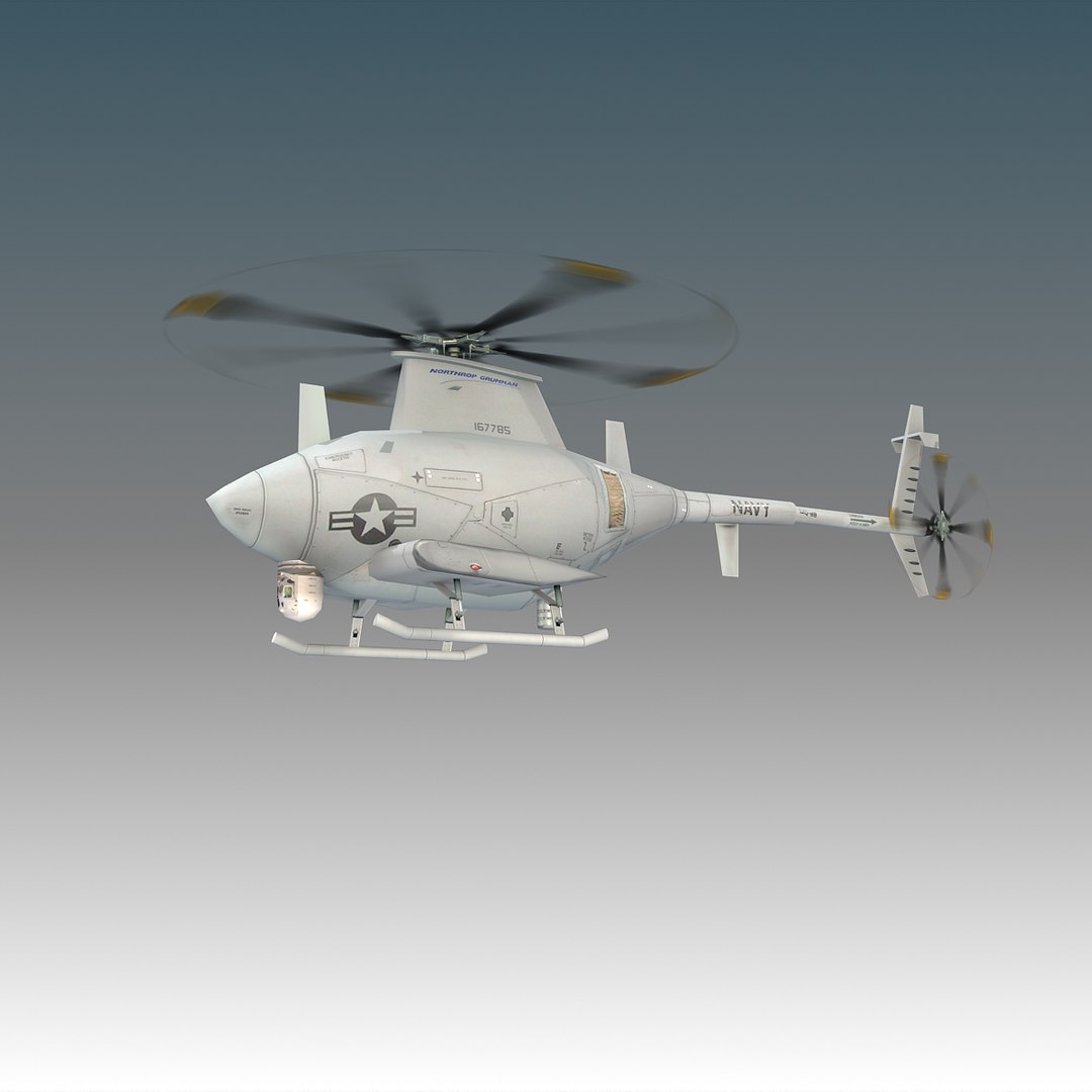 3d Model Northrop Mq-8 Scout Flight
