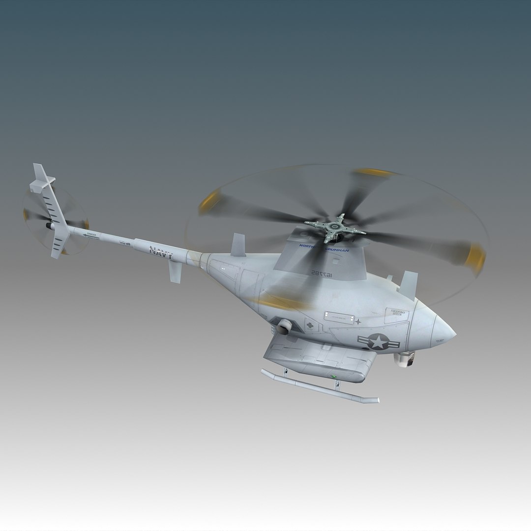 3d Model Northrop Mq-8 Scout Flight