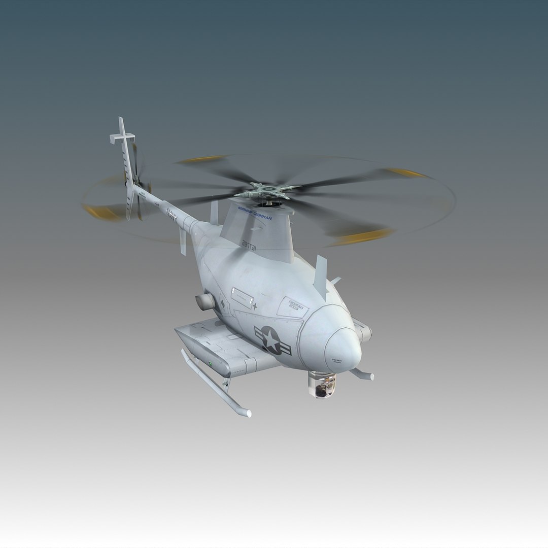 3d Model Northrop Mq-8 Scout Flight