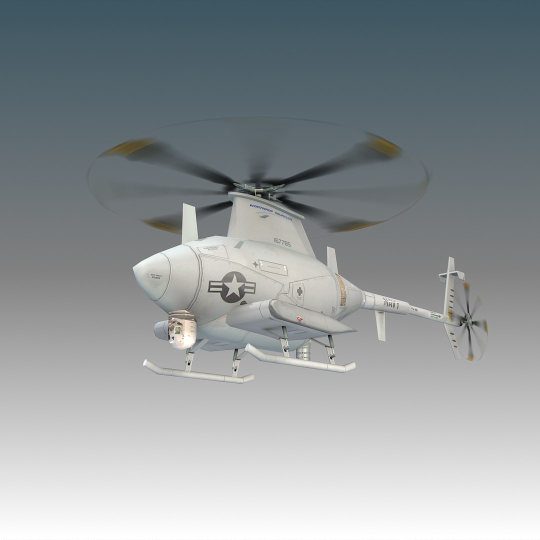 3d Model Northrop Mq-8 Scout Flight
