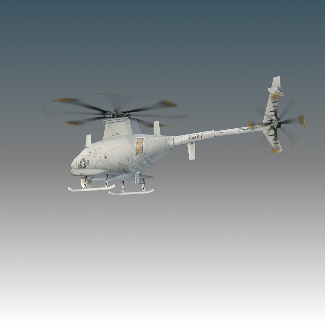 3d Model Northrop Mq-8 Scout Flight