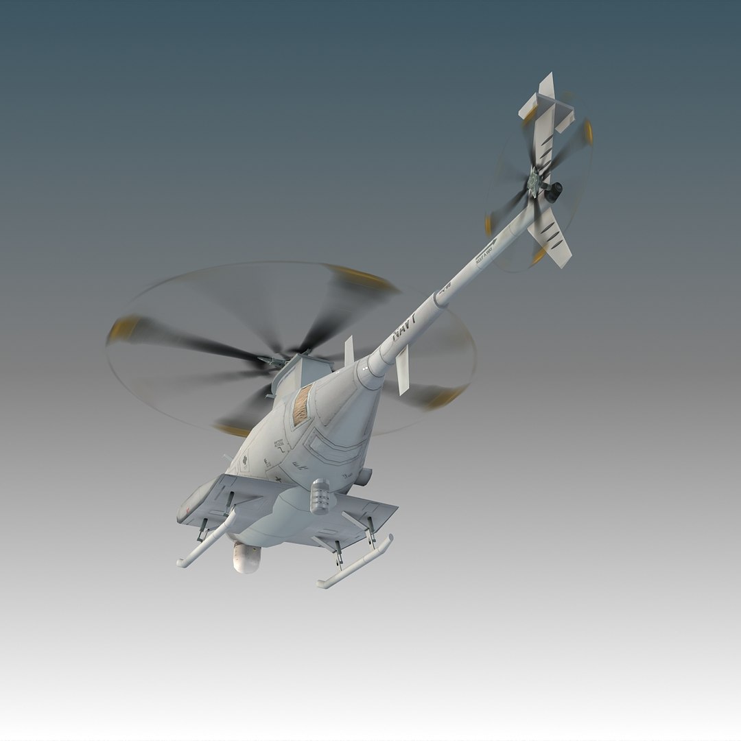 3d Model Northrop Mq-8 Scout Flight