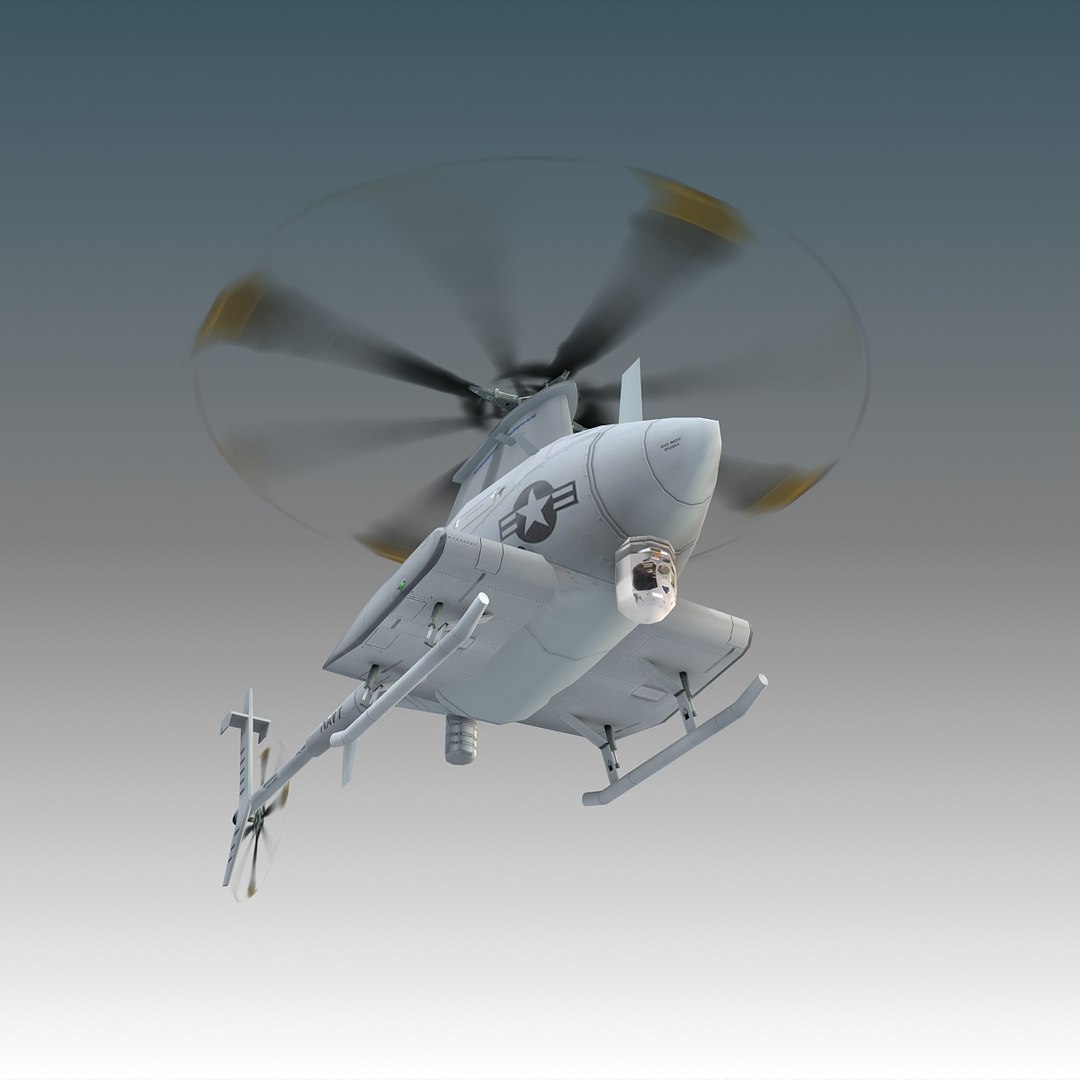 3d Model Northrop Mq-8 Scout Flight