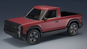 Slate Truck EV Cherrybomb 2027 3D Model 3D model