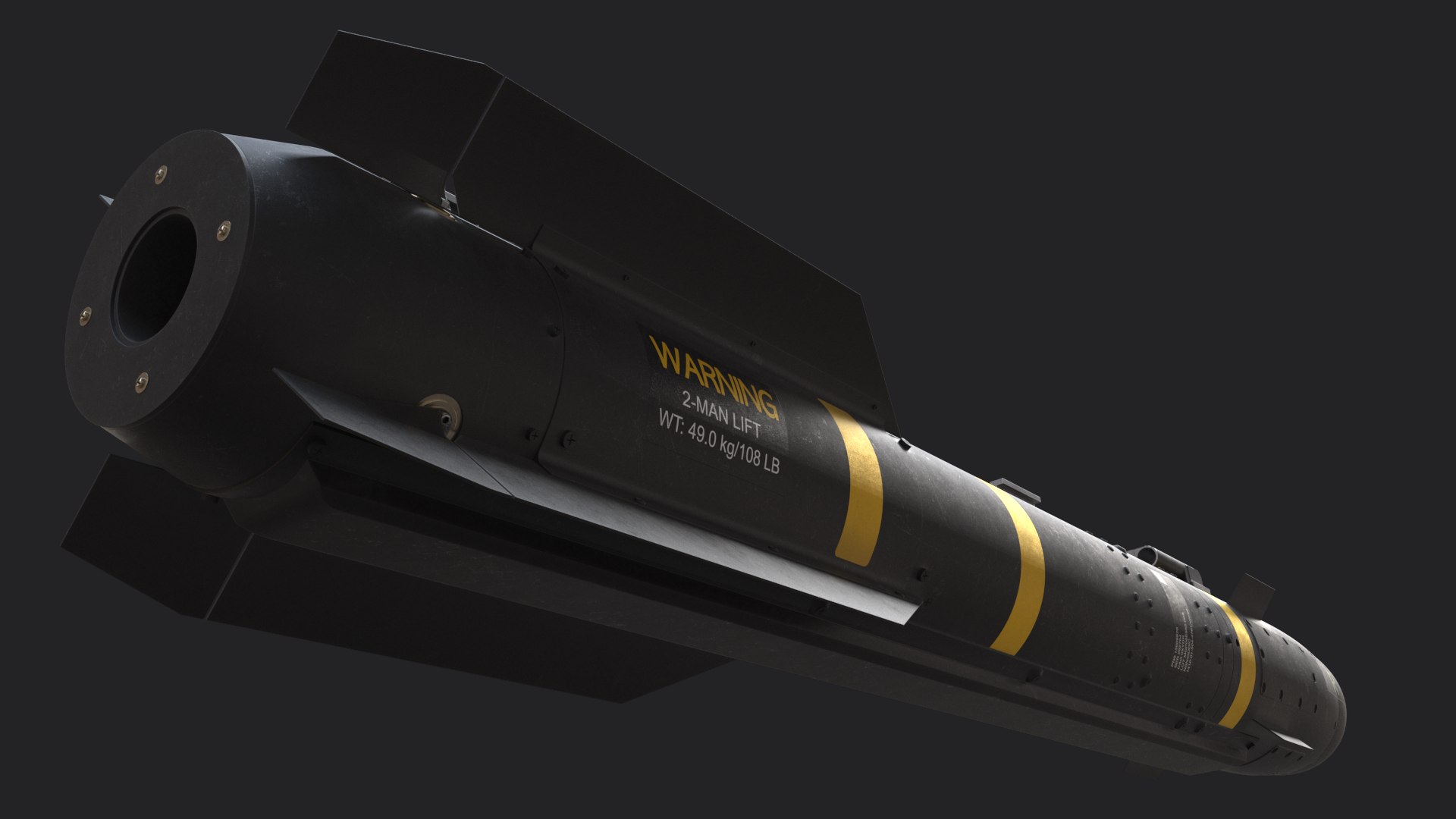 Hellfire Missile Model - TurboSquid 1505022