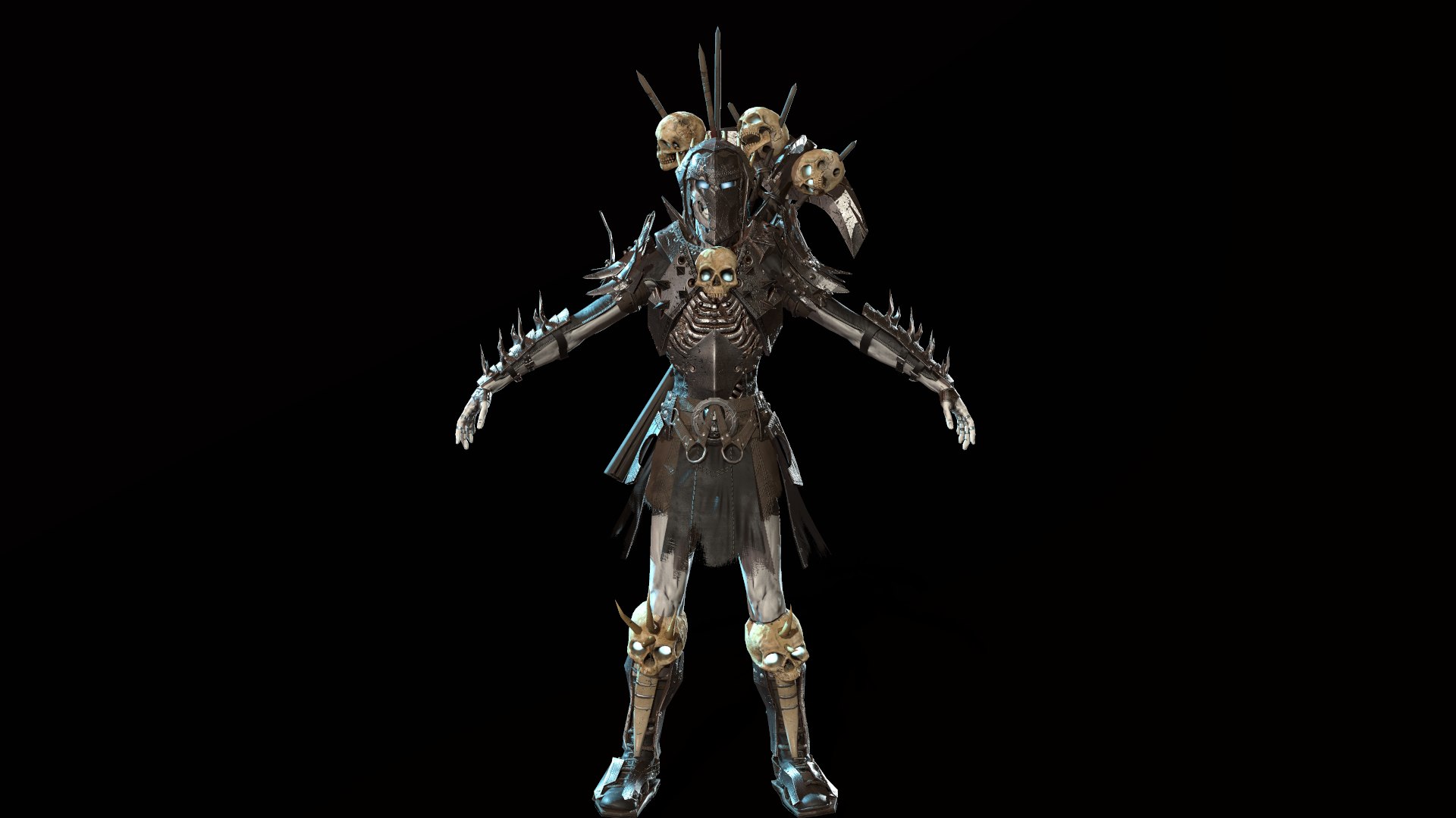 Character Skeleton 3D Model - TurboSquid 1584721