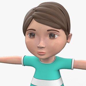 Cartoon Kid Character Nico