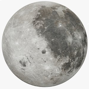 Photorealistic Moon 50K