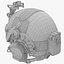 3d model ballistic combat helmet