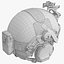 3d model ballistic combat helmet
