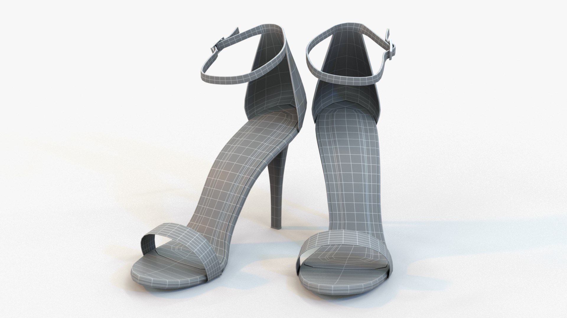 Heel Shoes 3D Model - TurboSquid 1691435