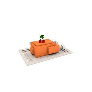 3D simple chicken