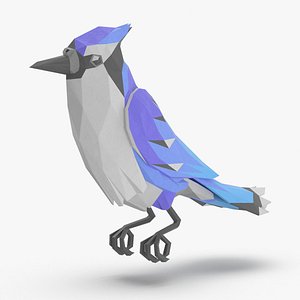 Blue Bird Perching