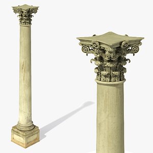 Old Capitol Column 3D model
