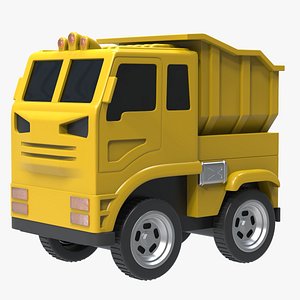 Caminhão de lixo estilizado de desenho animado Modelo 3D - TurboSquid  1819402