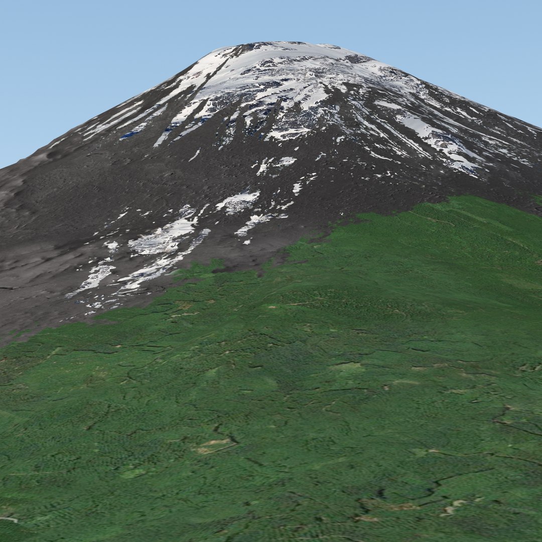Mount Fuji 3D Model - TurboSquid 1394599