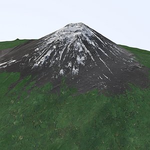 mount fuji 3D model
