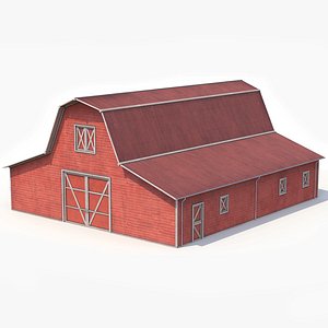 Farm Building 62 Game Ready PBR