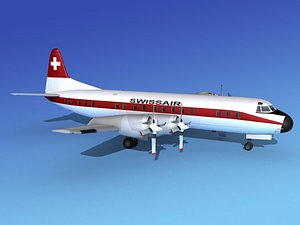 3d propellers l188 electra lockheed model