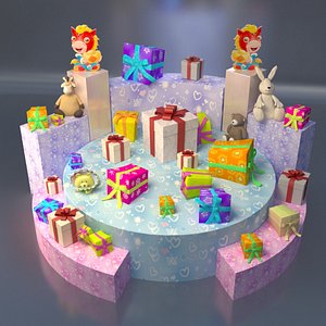 gift 3D model
