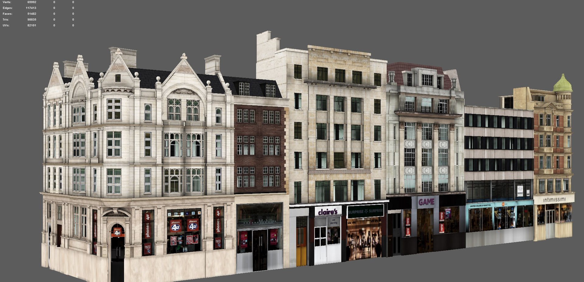 3D buildings london - TurboSquid 1285379