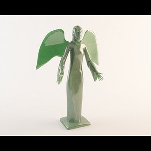 3d angel statue model