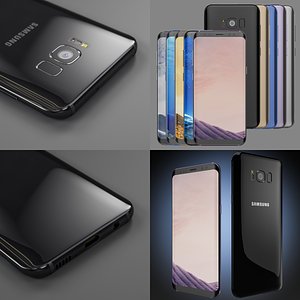 flagship samsung galaxy s8 3D