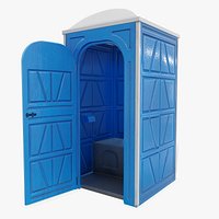 Portable Toilet (Opened Door)
