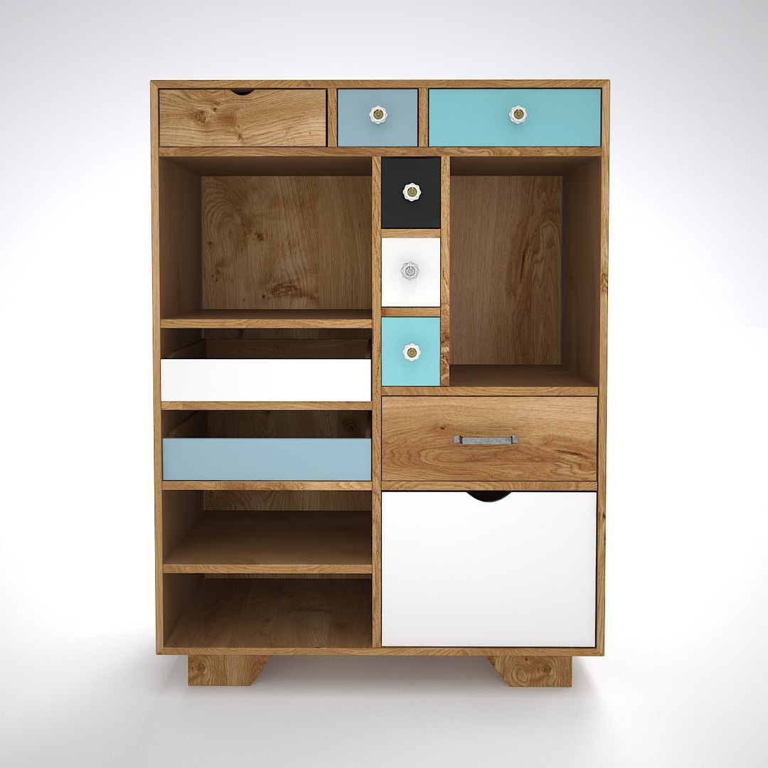 3d model of commode ingeborg