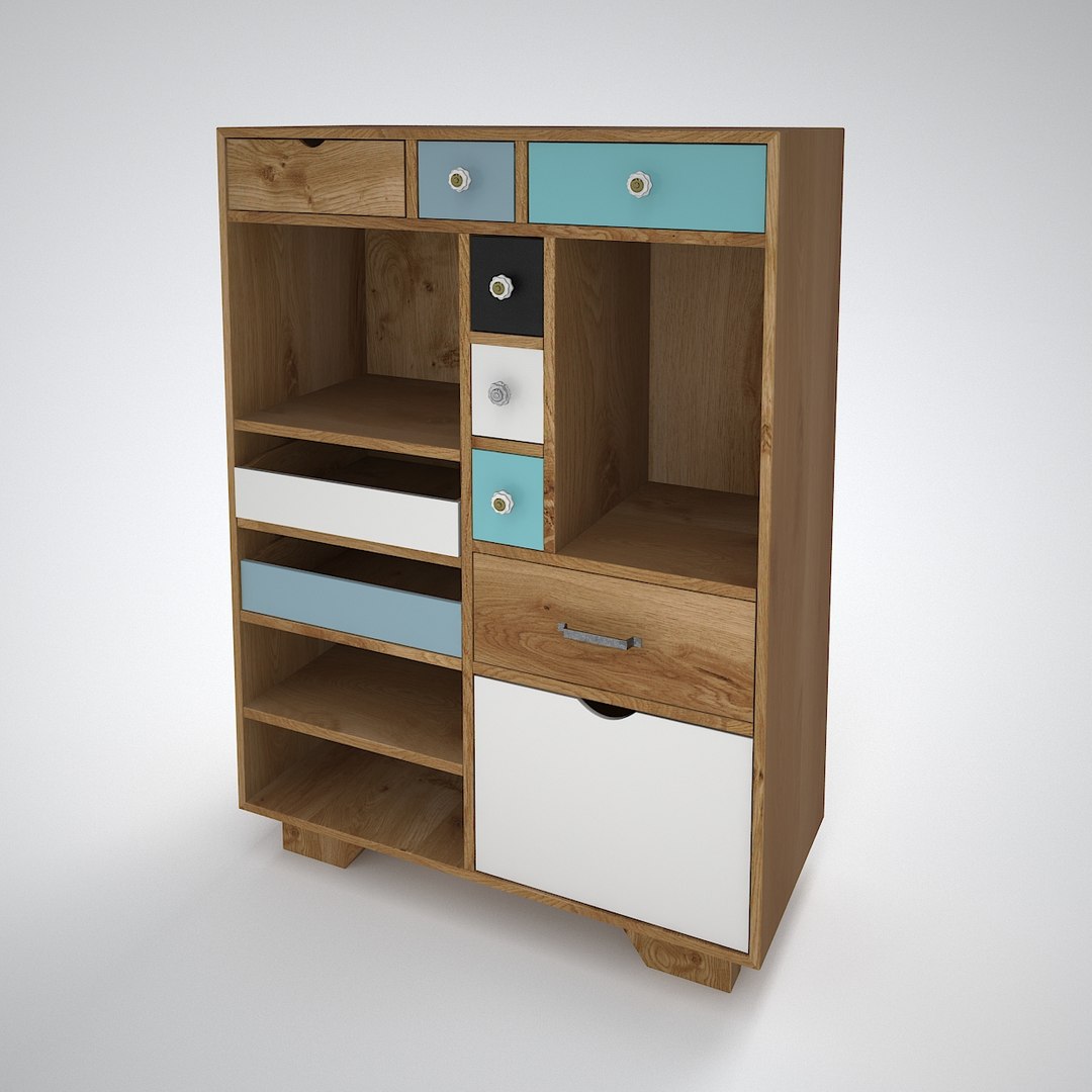 3d model of commode ingeborg