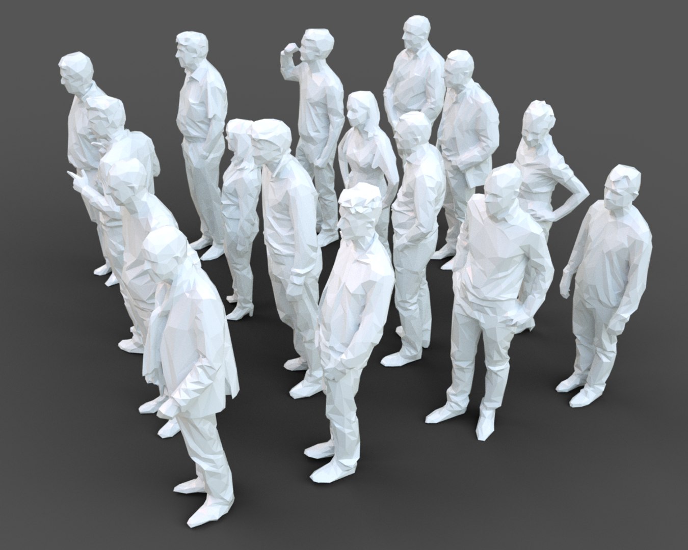 3D Architectural Stylized Human Character Model | 1147650 | TurboSquid