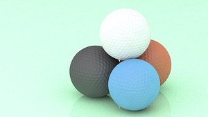 3D golf ball