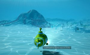 under water scene cartoon