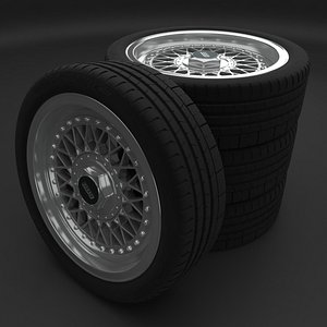 bbs wheel rim 3D model