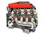 v8 supercharged engine 3D model