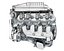 v8 supercharged engine 3D model