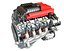 v8 supercharged engine 3D model