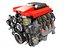 v8 supercharged engine 3D model