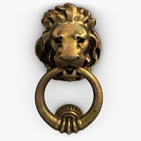 Lion Head Door Knocker