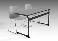 school table set