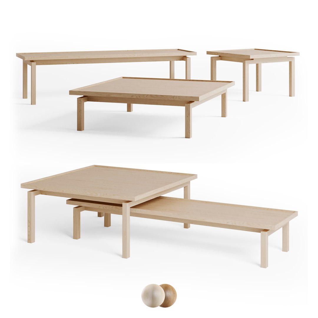 3D Bolia Coffee Table Elton - TurboSquid 2113827