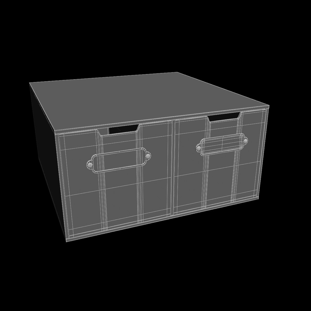 3D unit case storage documents model - TurboSquid 1177796